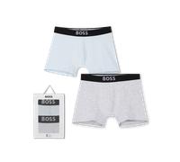 Boss - Pack Of 2 Jersey Boxer Briefs - Chine Grey - Boy - 14 Years