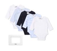 Boss - Pack Of 5 Bodysuits - Pale Blue - Boy - 12 Months