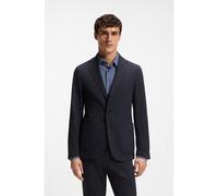BOSS Packable slim-fit blazer in a washable wool blend - Style P-Hanry-WG-PK-262F, 50561571 Dark Blue 44L