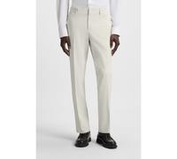 BOSS Packable slim-fit trousers in performance-stretch fabric - Style P-Genius-WG-PK-253F, 50543570 White 38R