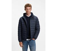 BOSS Packable water-repellent padded jacket with logo badge - Style Oden2, 50549252 Dark Blue 40R