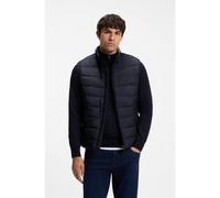 BOSS Padded gilet with a protective stand collar - Style H-Cenito, 50518375 Dark Blue 44L