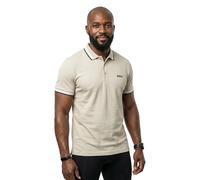 BOSS Green Paddy Short Sleeve Polo Shirt Beige - S