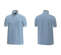 BOSS Mens Regular Fit Paddy Polo Shirt - Colour: 464 Open Blue - Size: XL