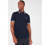 BOSS Paddy Logo Regular Fit Polo Shirt, Dark Blue, Size 3Xl, Men Dark Blue