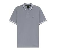 Men's BOSS Paddy Piqué Polo Shirt Grey - Size: 40/Regular