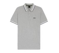 BOSS Paddy Piqué Polo Shirt Silver Grey