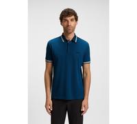 BOSS Paddy Regular Fit Polo Shirt, Blue, Size S, Men Blue