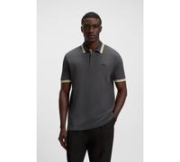 BOSS Paddy polo shirt in cotton piqué - Style Paddy, 50469055 Dark Grey L