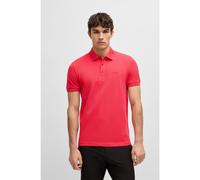 BOSS Mens Paddy Contrast-Logo Paddy Polo Shirt in Cotton piqué