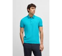 BOSS Mens Paddy Contrast-Logo Paddy Polo Shirt in Cotton piqué