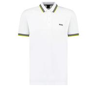 Boss Mens BOSS GREEN Paddy Polo Shirt with Contrast Tipping S White