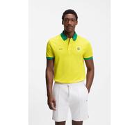 BOSS Paddy polo shirt with country flag trims - Style PL_BB BC Lux Paddy, 50559263 Brazil XL