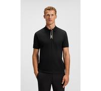 BOSS Paddy polo shirt with striped placket and logo - Style PL_Paddy GOC, 50549362 Black XXL