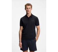 BOSS Paddy polo shirt with structured logo patch - Style Paddy Structure, 50565163 Dark Blue XXL