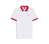 BOSS Mens PL BB BC Lux Paddy Paddy Polo Shirt with Country Flag