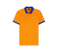 BOSS Mens PL BB BC Lux Paddy Paddy Polo Shirt with Country Flag