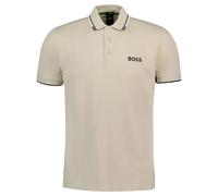 Boss Paddy Pro 10226584 Green Short Sleeve Polo Beige S Men