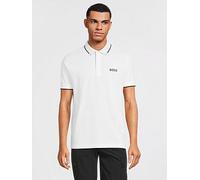 BOSS Paddy Pro Logo Polo Shirt - White, White, Size 2Xl, Men White