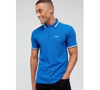 BOSS Paddy Regular Fit Polo Shirt-Medium Blue, Medium Blue, Size 4Xl, Men Medium Blue