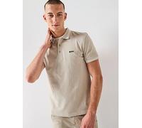 BOSS Paddy Regular Fit Tipping Polo Shirt - Beige, Beige, Size 2Xl, Men Beige
