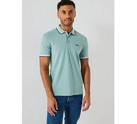 BOSS Mens Paddy Polo Shirt - Colour: 357 Open Green - Size: Medium