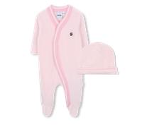 Boss - Pajama And Hat Set - Pink Pale - Girl - 9 Months
