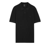 Boss Pallas Logo-embroidered Piqué Cotton Polo Shirt - Black - S