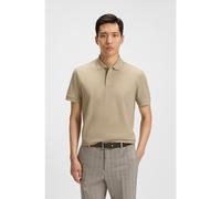BOSS Pallas polo shirt in cotton piqué with logo details - Style Pallas, 50468362 Beige L