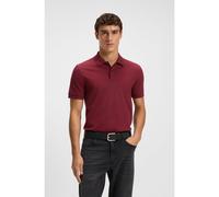 BOSS Pallas Regular Fit Polo Shirt - Dark Red, Dark Red, Size S, Men Dark Red