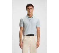 BOSS Pallas polo shirt in cotton piqué with logo details - Style Pallas, 50468362 Light Blue L