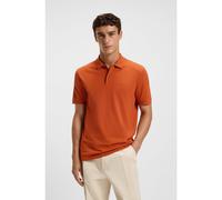 BOSS Pallas Regular Fit Polo Shirt - Dark Orange, Dark Orange, Size M, Men Dark Orange