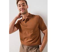 BOSS Pallas Regular Cotton Pique Polo Shirt - Brown, Brown, Size 2Xl, Men Brown