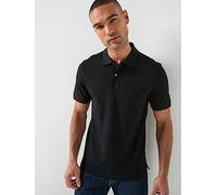 BOSS Pallas Short Sleeve Polo Shirt, Black, Size L, Men Black
