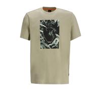 BOSS panther-print cotton T-shirt - Green M