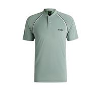 BOSS Active slim-fit polo shirt in super-stretch mesh - Style Pariq TOC Mesh, 50538122 Light Green L