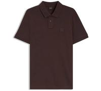 BOSS Mens Slim Fit Passenger Polo Shirt - Colour: 207 Dark Brown - Size: Large