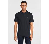 BOSS Orange Passenger Mens Stretch-Cotton Slim-Fit Polo Shirt with Logo Patch NOS - Dark Blue 404 - Dark Blue 404 - L