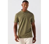 BOSS Passenger Slim Fit Tonal Patch Logo Polo Shirt, Green, Size 2Xl, Men Green