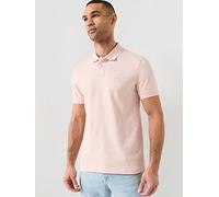 BOSS Passenger Slim Fit Tonal Patch Logo Polo Shirt, Light Pink, Size 6Xl, Men Light Pink