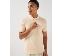 BOSS Passenger Tonal Patch Logo Polo Shirt, Orange, Size 2Xl, Men Orange