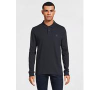 BOSS Mens Passerby Stretch-Cotton Slim-fit Polo Shirt with Logo Patch