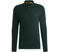 BOSS PASSERBY STRETCH-COTTON LONG SLEEVE POLO SHIRT