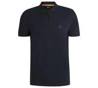 BOSS Slim-fit knit polo in stretch-cotton piqué - Style Passerzip, 50537507 Dark Blue S