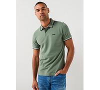 BOSS Paul Slim Fit Polo Shirt - Green, Green, Size M, Men Green
