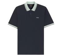 Boss Pe Blocks Contrast Collar Polo - Dark Blue - X-Large