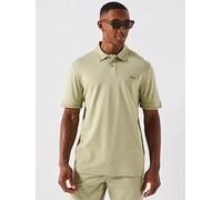 BOSS Pe Interlock Tonal Logo Polo Shirt - Green, Green, Size L, Men Green
