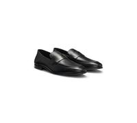 BOSS Penny loafers in tumbled leather - Style Gavrie_Loaf_tb, 50548074 Black 10