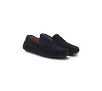 BOSS Mens Noel Mocc Suede Moccasins with Penny Trim Size