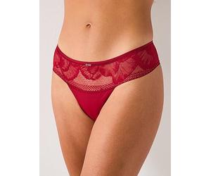 BOSS Peony Lace Thong, Red, Size Xl, Women Red